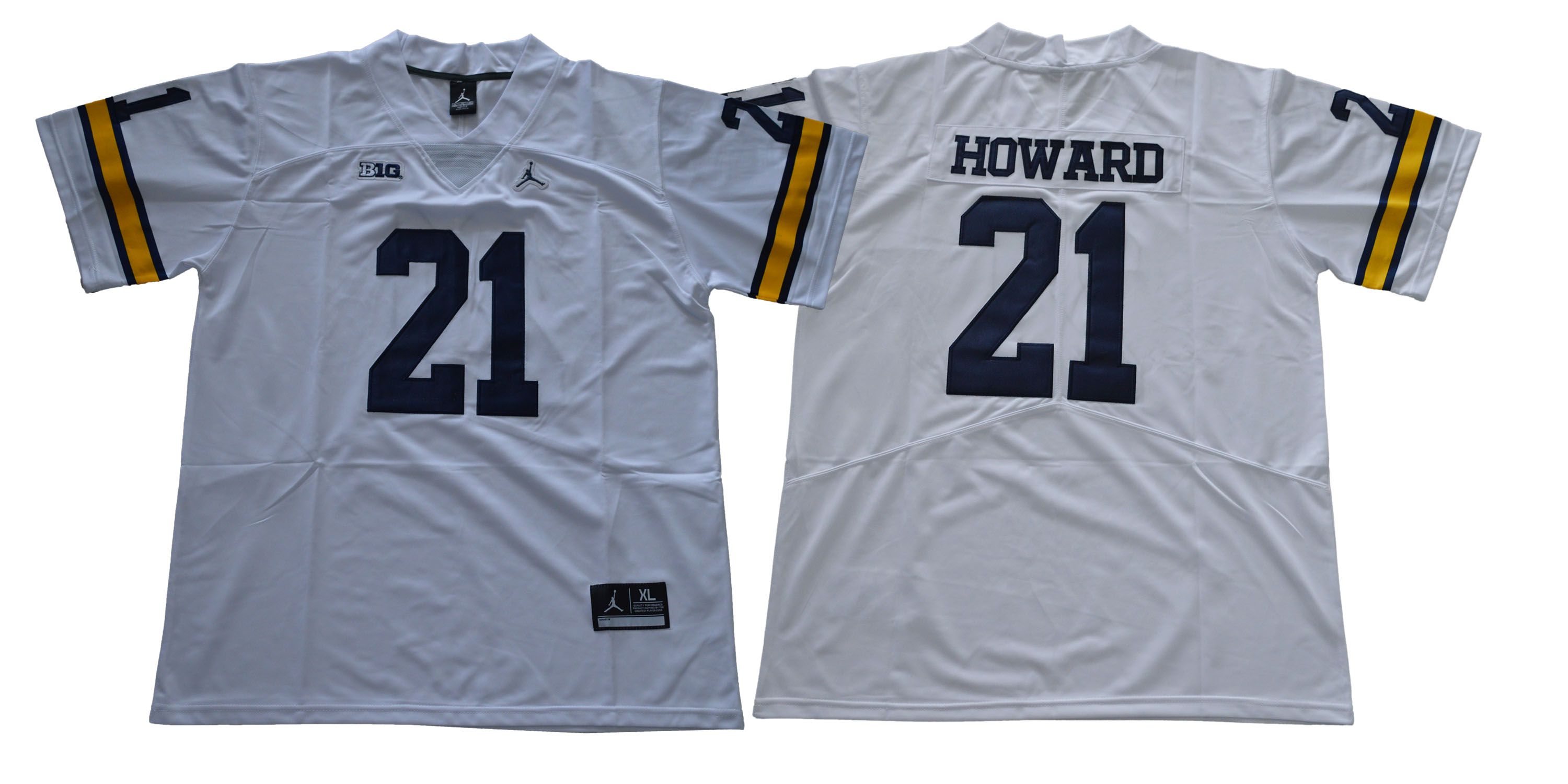 Men Michigan Wolverines #21 Howard White NCAA Jerseys